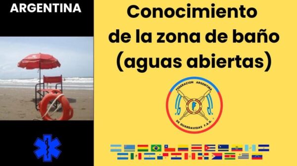 Conocimiento de la zona de baño (aguas abiertas)